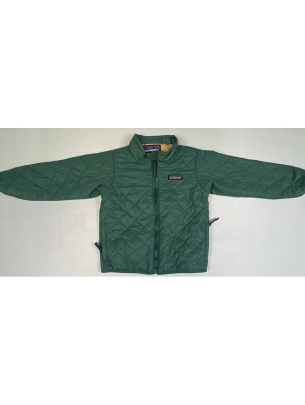 Patagonia Kids 3T Green Quilted Nano Puff Full Zip Jacket Coat Outerwear